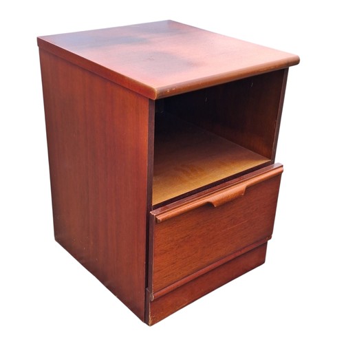 71 - A 1940s BEDSIDE LOCKER WITH DRAWER
