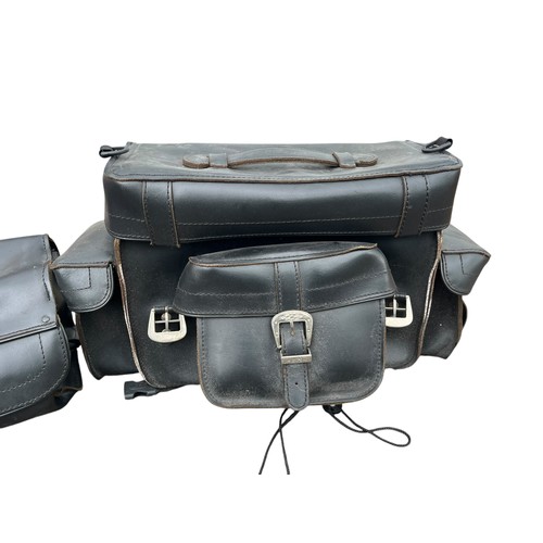 96 - 2 MOTORBIKE SADDLE BAGS