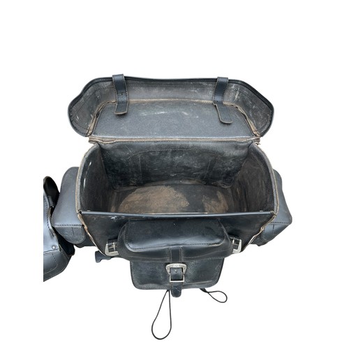 96 - 2 MOTORBIKE SADDLE BAGS
