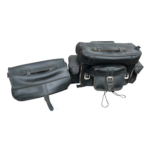 96 - 2 MOTORBIKE SADDLE BAGS
