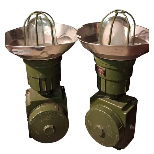 69 - AN EXPLOSIVE PROOF BUNKER LIGHTS POSSIBLY ITALIAN