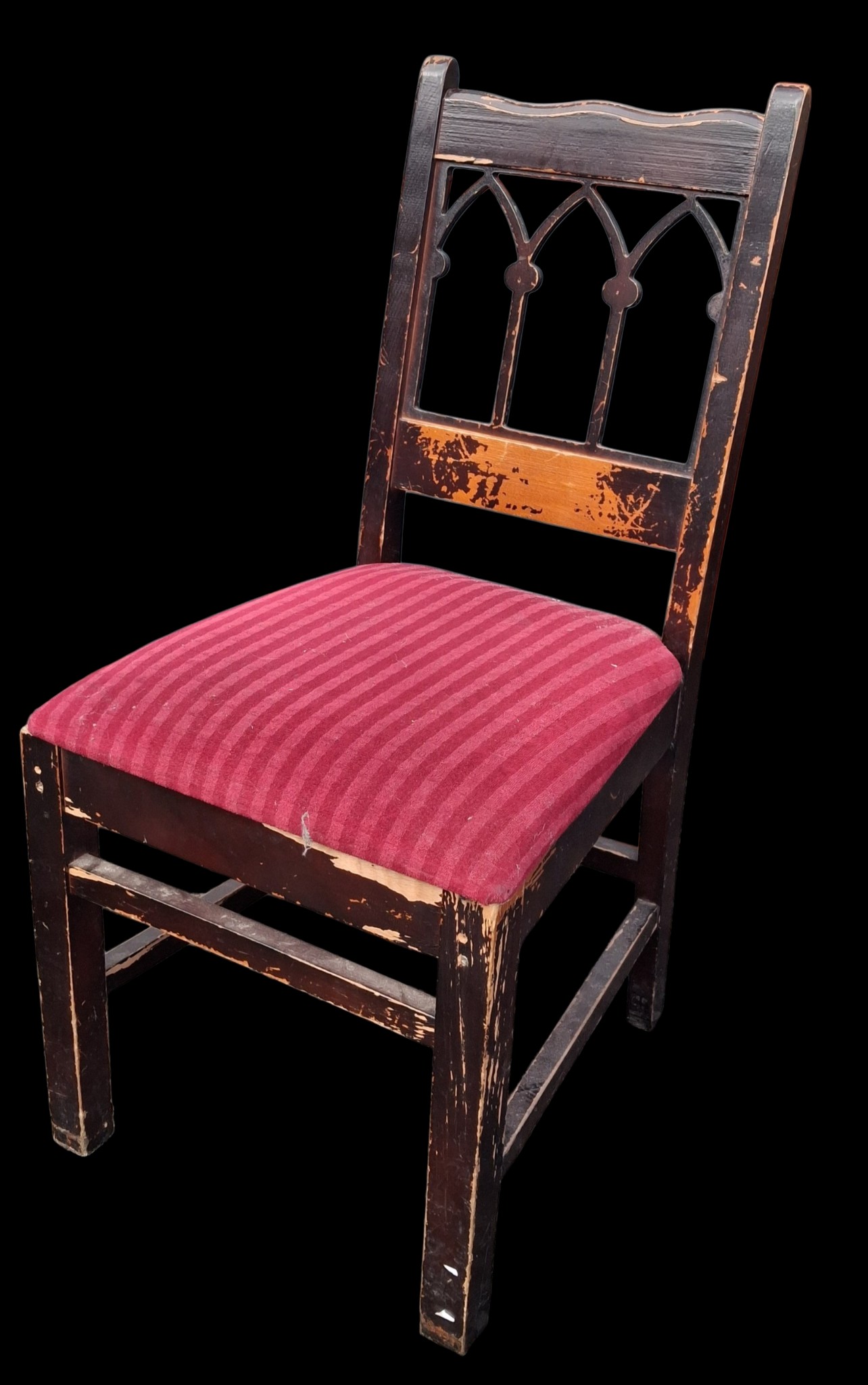 A GOTHIC STYLE CHAIR