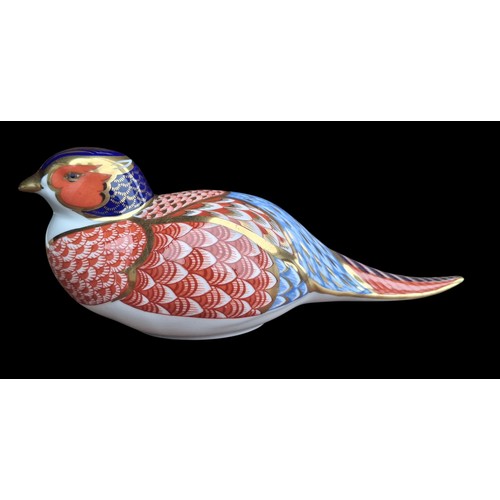 A ROYAL CROWN DERBY PHEASANT
