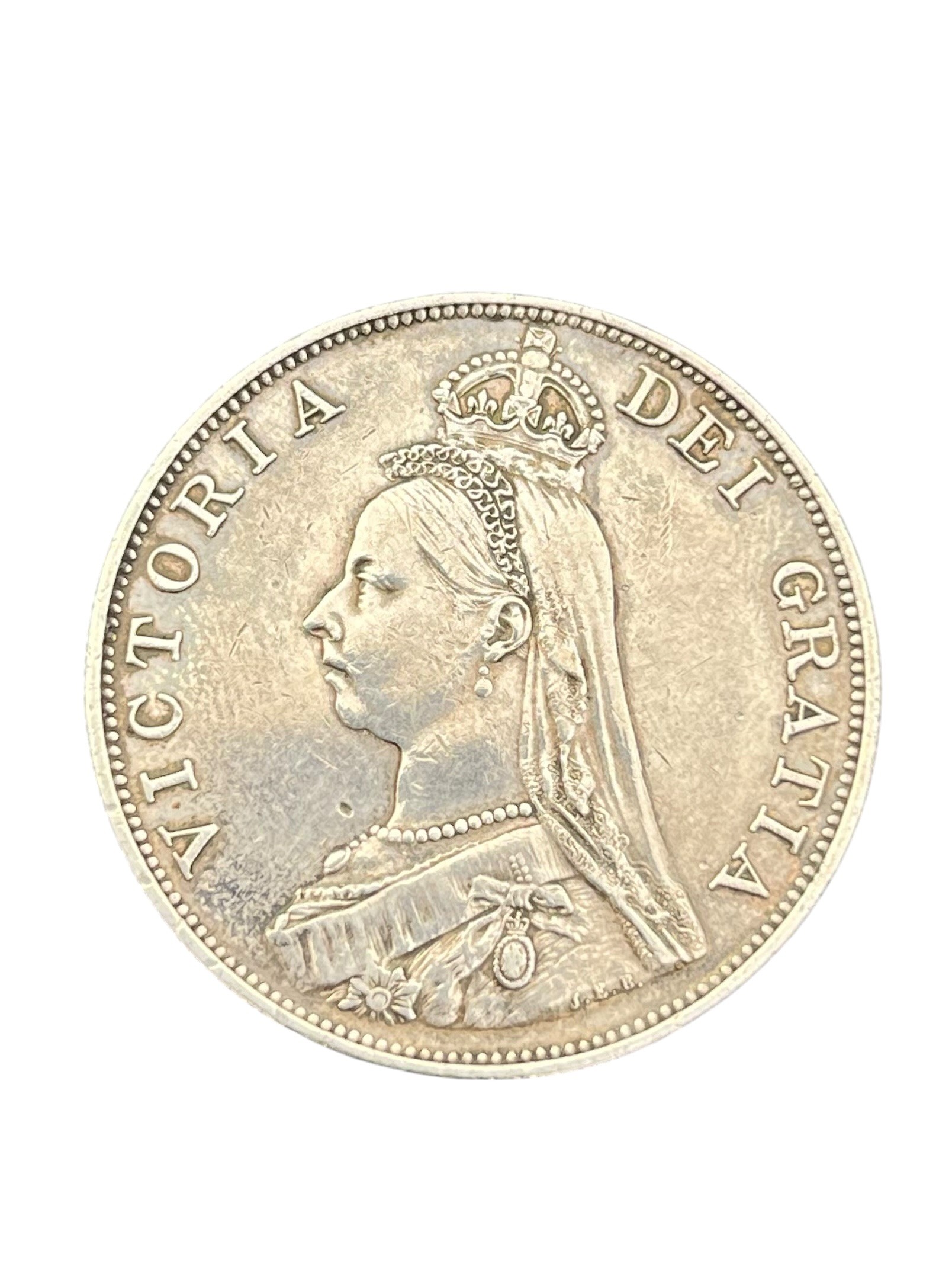 AN 1887 SILVER CROWN