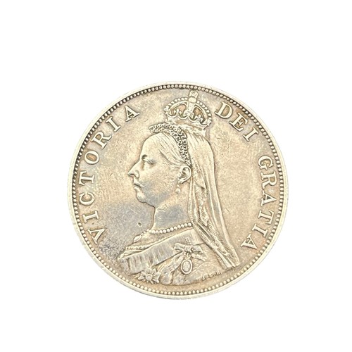 AN 1887 SILVER CROWN