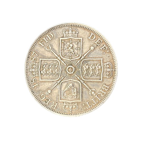 AN 1887 SILVER CROWN
