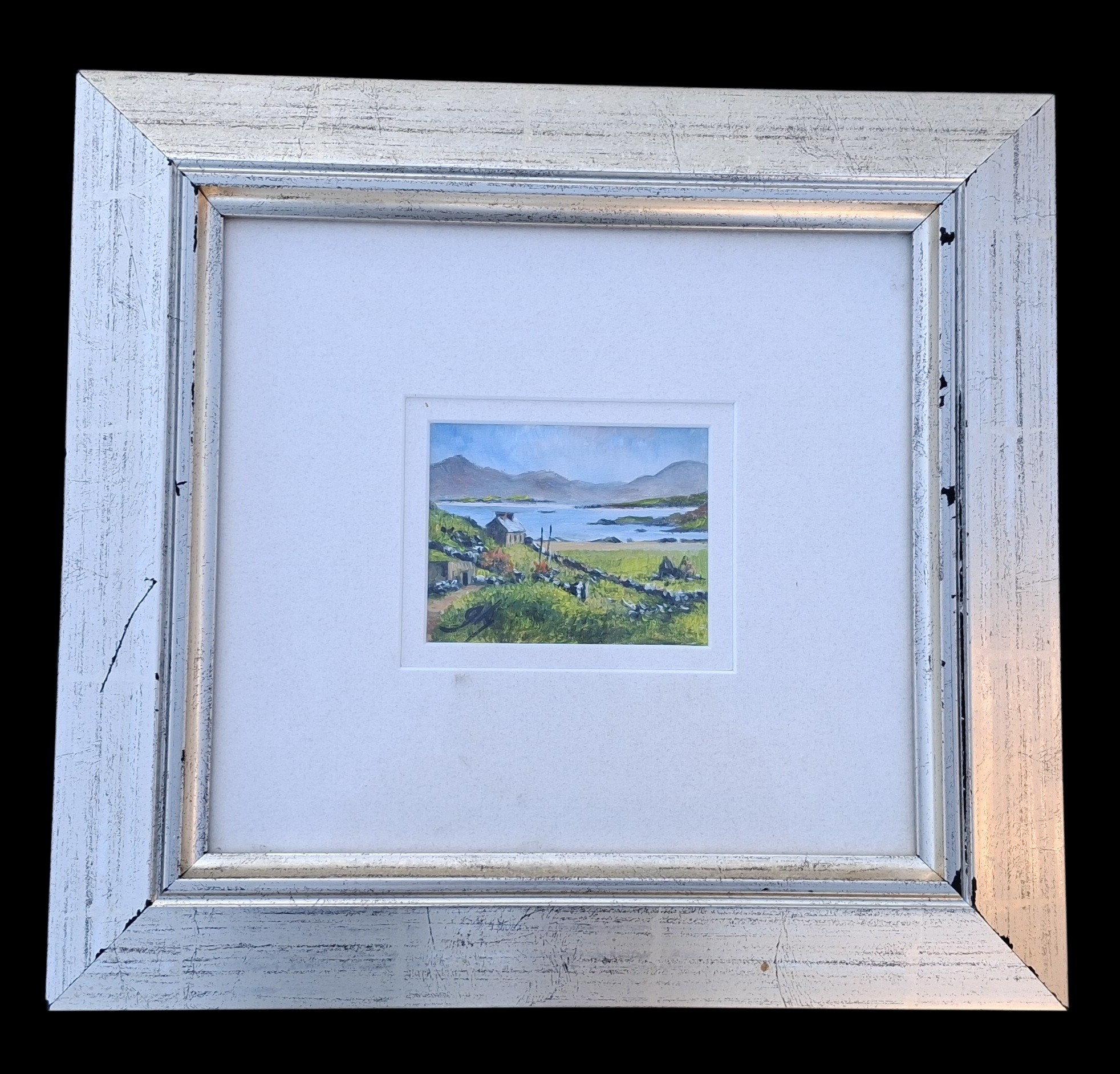 WATERCOLOUR IN THE MOURNES PARKING 2.75 x 3.5