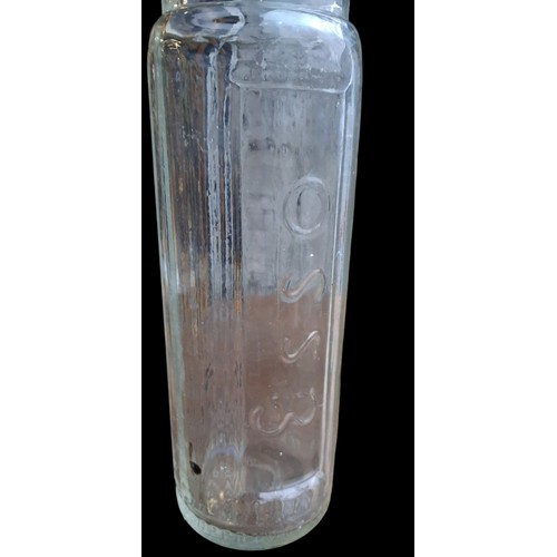 A VINTAGE ESSO BOTTLE AND BP ENGINE OIL BOTTLE