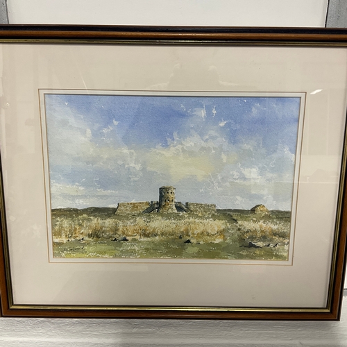 129 - Framed Watercolour of Local Scene by Eric Thompson 

Size:55cm x 44cm