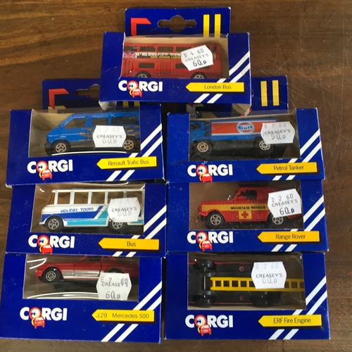 142 - Collection Of Corgi Miniature Toy Cars In Original Unopened Boxes x 7
London Bus
Renault Trafic Bus ... 