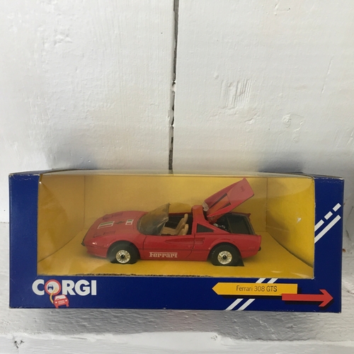 152 - Corgi 94045 Ferrari 308/GTS - Red Model Car In Original Box