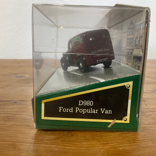 184 - Corgi Classic Models: x3 
Ford Popular Van D980
Bedford CA Van D981
Morris 1000 Van D957