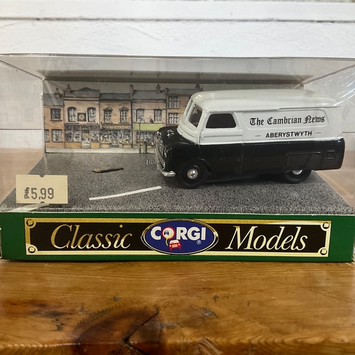 184 - Corgi Classic Models: x3 
Ford Popular Van D980
Bedford CA Van D981
Morris 1000 Van D957