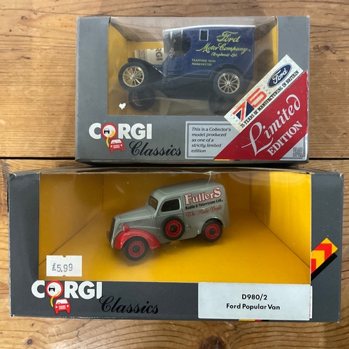 196 - Corgi Classics: x2
D980/2 Ford Popular Van
965 Ford Model T