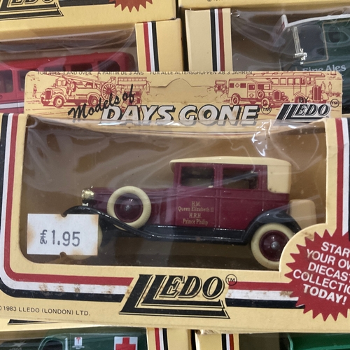 207 - Lledo Days Gone Die Cast Metal Replica x 14 to include HM Queen Elizabeth II & HRH Prince Philip Rol... 