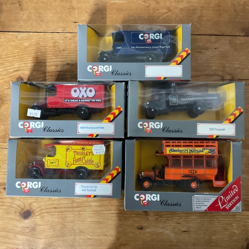 227 - Corgi Classics: Thornycroft x 5

Corgi 1st Anniversary Corgi Toys Limited
1929 Thornycroft Van C820 ... 