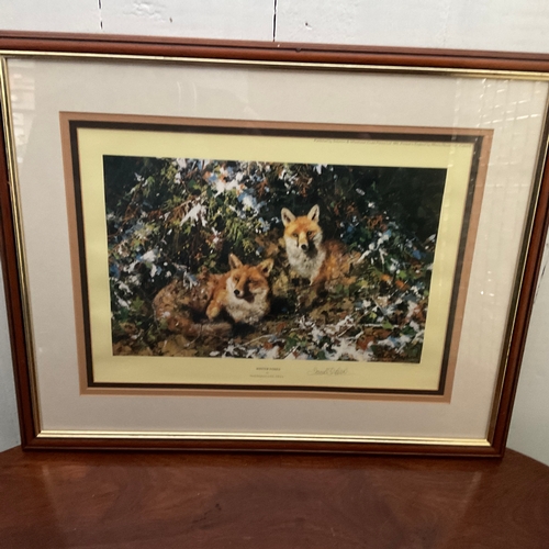 256 - Framed Limited Edition Signed Print by David Shepherd 'Winter Foxes'. 1012/1500

Size: 
58cm wide x ... 