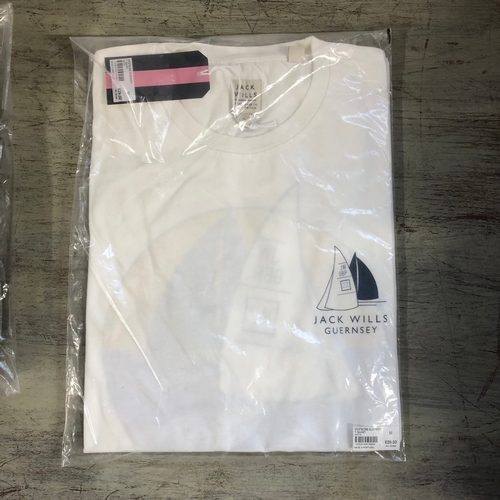 290 - Jack Wills Guernsey Hoodie & T-shirt
(still in packaging & unchecked)

Size: 
Hoodie 10
T-shirt Medi... 