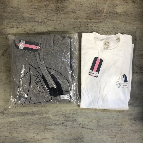 292 - Jack Wills Guernsey Hoodie & T-shirt
(Hoodie still in packaging & unchecked)

Size:
Hoodie 8
T-shirt... 