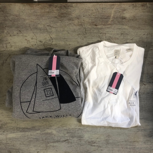 293 - Jack Wills Guernsey Hoodie & T-shirt

Size:
Hoodie 10
T-shirt Medium