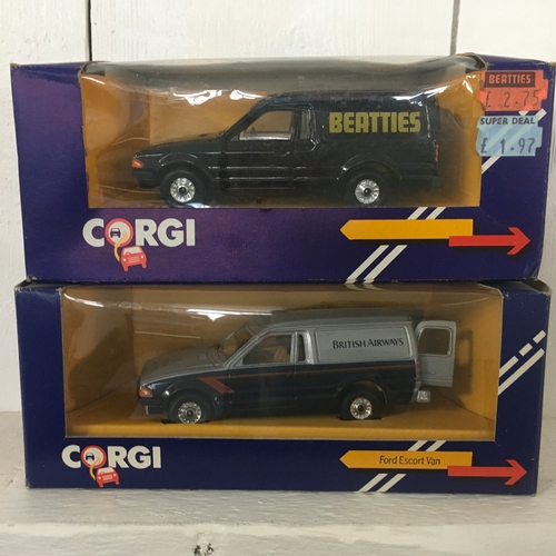 248 - Vintage Corgi Ford Escort Work Vans x 2
Beatties & British Airways