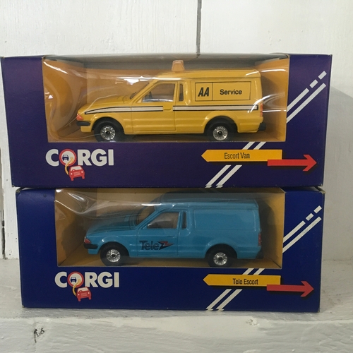 271 - Vintage Corgi Ford Escort Work Vans x 2
AA Service & Tele