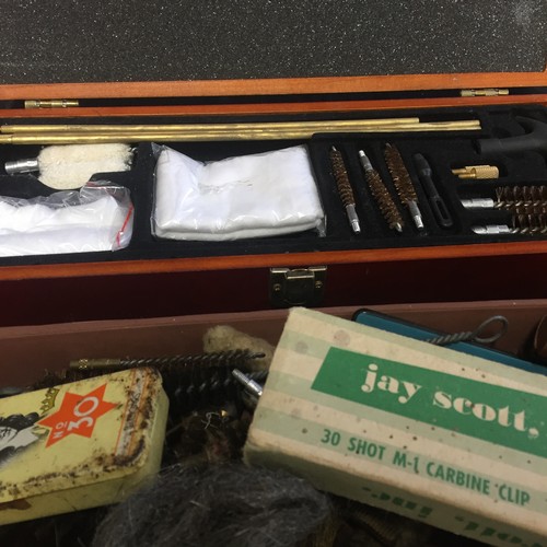 148 - Box of Gun Cleaning and Upkeep Items