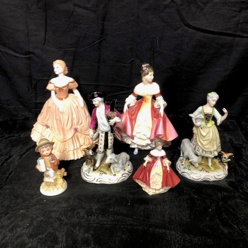 149 - Small Collection of Coalport Ceramic Figures