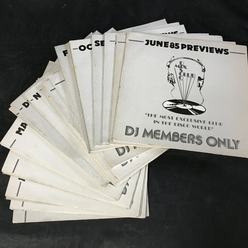 176 - DJ Members Only Previews x 31
from years 1985-1988