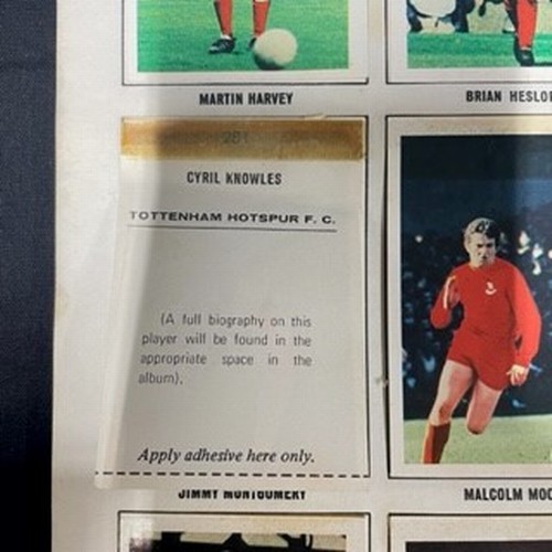 207 - The Wonderful World of Soccer Stars in Action Picture Stamp Album 1969-1970: Complete
One picture st... 