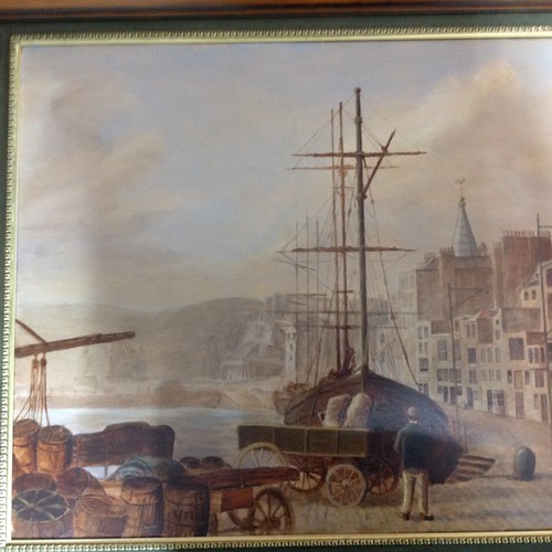 47 - Large Painting - St Peter Port Harbour - Signed S De la Mare

Size: 67cm x 91cm