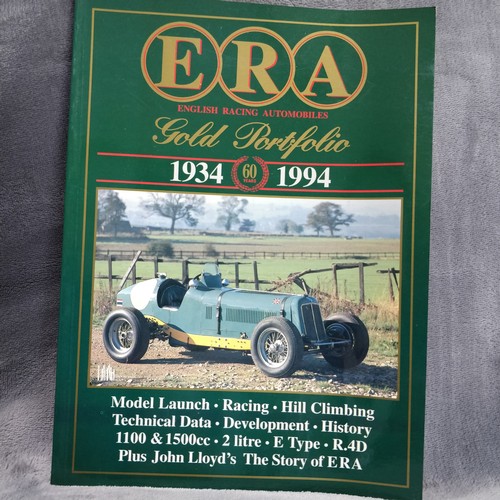 75 - Books X2 History of ERA English Racing Automobiles.

Book 1. ERA A Concise History of 17 A B C D Typ... 