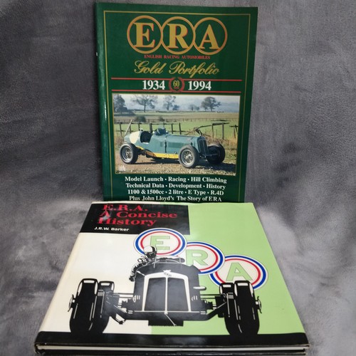 75 - Books X2 History of ERA English Racing Automobiles.

Book 1. ERA A Concise History of 17 A B C D Typ... 