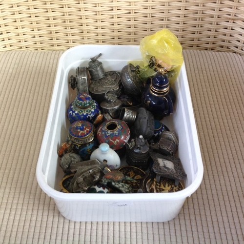 290 - Collection of Miniature Silver Plated, Metal, and Ceramic Pots