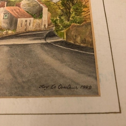 307 - A Pair of Guernsey Pictures Roberts/Le Couteur
B Roberts 2001 W35cm x H26cm
Roy Le Couteur 1998 W20c... 