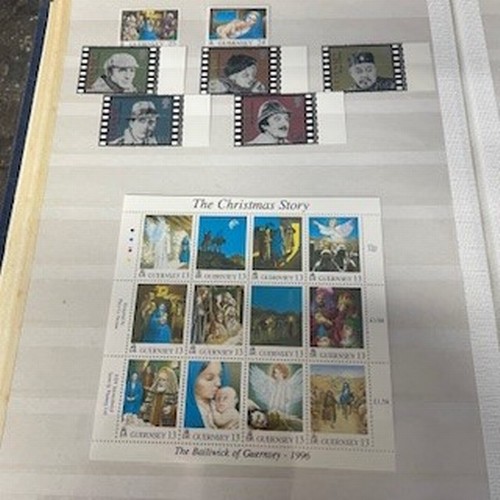 339 - Stamp Albums x 4 
to include Guernsey Jersey & Christmas Editions - unchecked