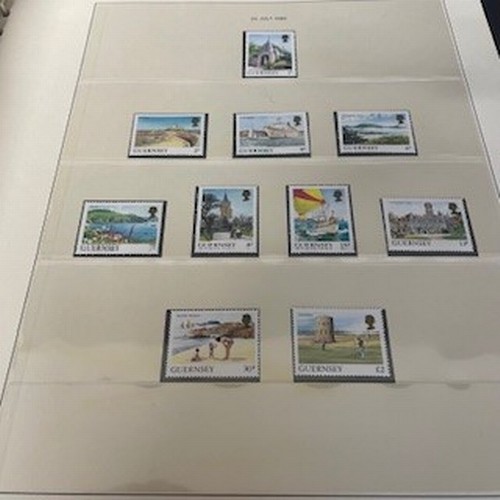 339 - Stamp Albums x 4 
to include Guernsey Jersey & Christmas Editions - unchecked