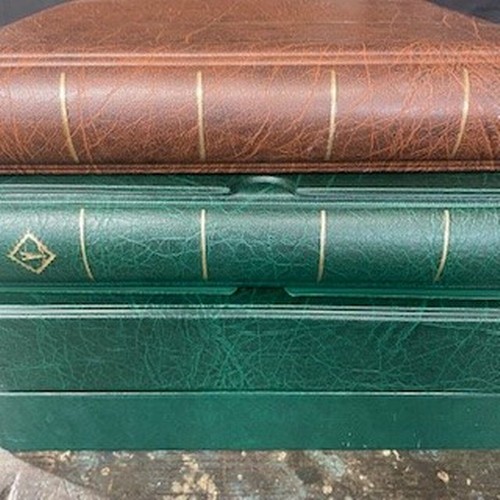 340 - Stamp Albums x 4 (Green & Brown)
to include Eire, Jersey & Isle of Man - unchecked