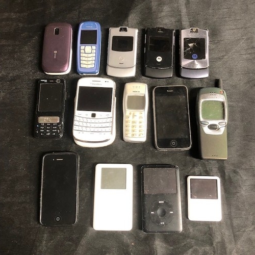 403 - A Selection of Used Mobile Phones and Ipods.

All Untested and as found