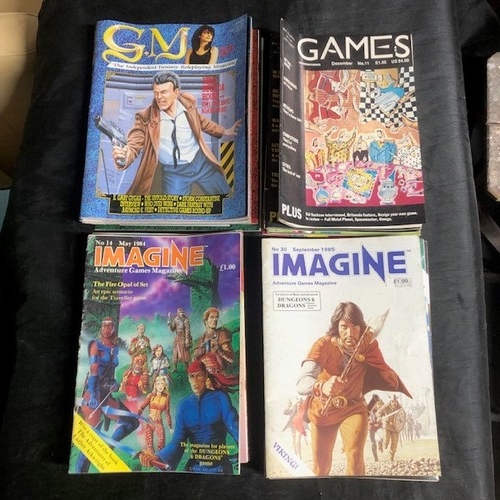 412 - A Collection of Roleplay/Fantasy Magazines.

To Include Games Monthly and Imagine