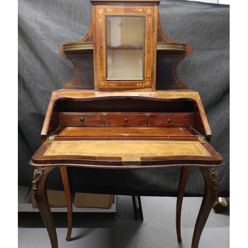 437 - Antique Bonheur du Jour / Ladies Writing Desk a/f

Size: 70cm x 50cm x 138cm