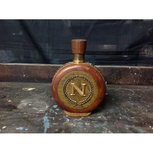 137 - Large Italian Flask With 'N' On Front