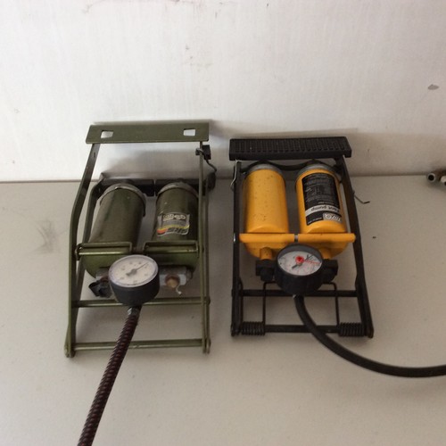 150 - Two Foot Pumps. Excellent Condition. Untested.