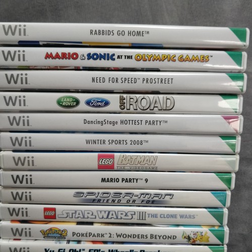 216 - Nintendo Wii Games x 21. Lot Includes:-
1. Pokémon Battle Revolution.
2. Yu Gi Oh! Wheelie Breakers ... 