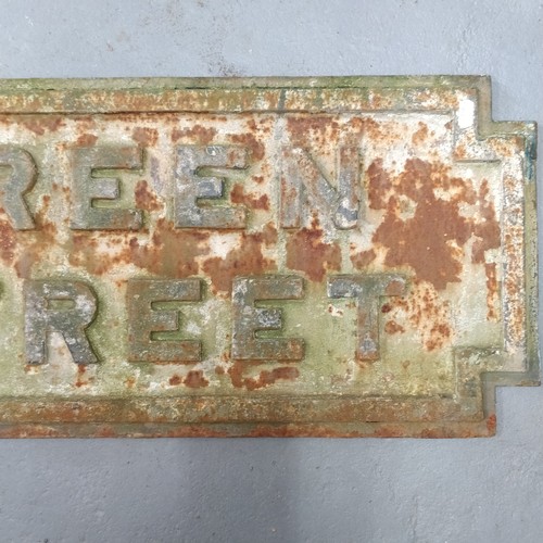 2 - Antique London Street Sign - 