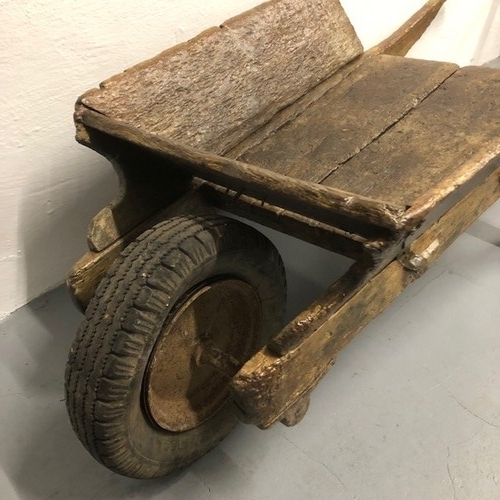 4 - Antique Guernsey Potato Wheelbarrow
Full Restored.

Size: 165cm Long, 72cm Wide, 50cm Tall.