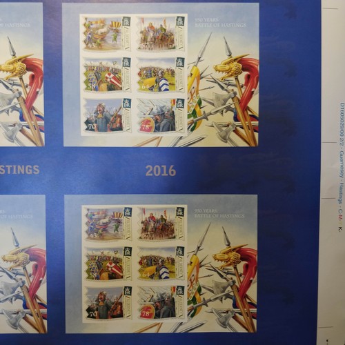 24 - Two Guernsey Limited Edition Guernsey Post Imperforate Uncut Press Sheets. 

1. of the 25th Annivers... 