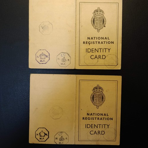 28 - Two Original UK National Registration Identity Cards 06.1940

Two Original UK National Registration ... 