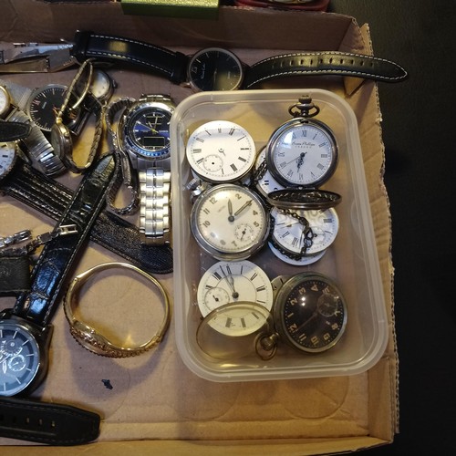 30 - Selection of Watches / Pocket Watches & Spares

Rummage box of various wrist watches, pocket watches... 