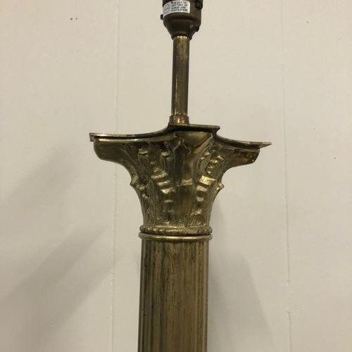 31 - A Large Corinthian Column Lamp. PAT tested

Size: H142cm